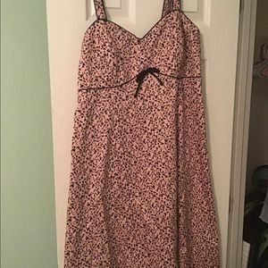 Dress Barn Black and Pink Dress